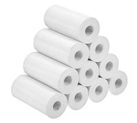 Veemoon 10Rouleaux Papier Autocollant Thermique pour Imprimante de Poche Papier pour Étiquettes et Mémos Compact et Portable pour Utilisation et Professionnelle