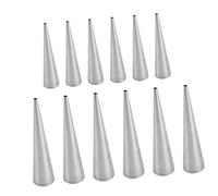 Veemoon 12 Bâtonnets En Acier Inoxydable Pour Cuisson En Spirale - Moules Tubulaires Pour Crème - Cannoli Et Gaufres Accessoires De Cuisine Et Pratiques