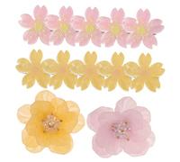 Veemoon 12 pièces Barrettes Fleurs pour Filles Accessoires Coiffure Élégants Clips à Cheveux Mignons Forme de Fleurs pour Cosplay et Événements Spéciaux Parfait pour et Famille