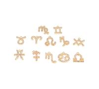 Veemoon 12 pièces Boucles Oreilles Cuivre Élégantes avec Charms Zodiacaux Bijoux Créatifs pour Femmes Accessoires Mode pour Fêtes et Usage Quotidien