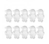 Veemoon 12 PièCes DéCorations en PolystyrèNe PèRe NoëL, 12 Cm Ornements NoëL Mousse Inachevé pour Artisanat Bricolage Et De FêTenoëL - Parfaites pour Enfants Et ActivitéS