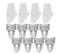 Veemoon 12 Pièces Ensemble de Médiators pour Doigts et Pouce en Métal et Celluloïd, Design Ventilé, Contrôle Précis, pour Guitare Électrique et Guitare, Concert et Pratique Quotidienne