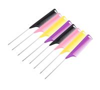 Veemoon 12 pièces Peigne Queue Professionnel Plastique pour Coiffure Peigne Queue Cheveux Afro Lot Multi Usage pour Salon de Coiffure