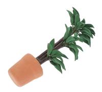 Veemoon 12 pour Maison de Poupée, Décoration Intérieure Plante Verte Modèle Baies de Brazile, Accessoire Décoratif Solide pour Bureau et Jardin