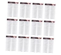 Veemoon 12feuilles Autocollants Pour Sourcils Artificiels De Faux Sourcils Imitation Poils Transfert Autocollant