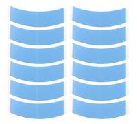 Veemoon 12pcs Bande Adhésive Recto Verso pour Postiche en Dentelle, Adhésif Pu Facile à Retirer et Portable, pour Extensions de Cheveux en Voyage