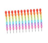 Veemoon 12pcs Crayons Créatifs Empilables Pour Enfants Crayons D'écriture Multi-usages Fête Des Écoles Privilégiés Crayons De Couleur Empilables