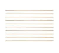 Veemoon 12pcs Moulures en Bois Beige 6mm X 50cm pour Décoration de Fenêtre Moustiquaire, Faciles à Installer et Résistantes la Déformation, pour Bricolage et Modèles DIY