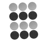 Veemoon 12pcs Têtes de Remplacement pour Outil Électrique de Pédicure Pieds, Pierre à Poncer pour Enlever Callosités, Facile à Nettoyer, Usage à Domicile Salon