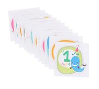 Veemoon 12pièces Autocollants De Jalons Mensuels Pour Bébés De Autocollants Décoratifs Pour Maternité Et Photos Souvenirs