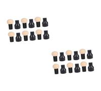 Veemoon 12pièces Éponge De Maquillage Créative Avec Tête Champignon Pratique De Pour Poudres Utilisation Sèche Et Humide Fournitures De Beauté Pour Femmes