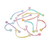 Veemoon 14Pièces de Cheveux Élastiques Mignonnes Forme de Boule Lot pour Filles Cordes à Cheveux Colorées pour Queue de Cheval et Chignons pour Styles