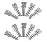 Veemoon 15 Buses de Brumisation en Laiton 6 MM Basse Pression pour Système de Refroidissement Pulvérisateur Pratique Compatible Tuyau d'Arrosage Jardin pour Irrigation et Jardinage