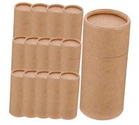 Veemoon 15 pièces Boîte Papier Kraft pour Rangement Multipurpose Conteneur pour Bouteilles Huiles Essentielles Thé et Bâtons Pratique et Durable Séparé pour Utilisation Facile