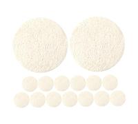 Veemoon 15 pièces Face Loofah Exfoliating Pads For Makeup Removal And Deep Cleansing Soft Facial Scrub Pads For Oil Control And