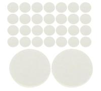 Veemoon 150 Pièces Coussin Diffuseur Rond 30mm en Coton pour Pendentif | Recharges Blanches Légères, Remplacement Facile, Diffusion Prolongée, pour Voyages D'affaires et Bureaux