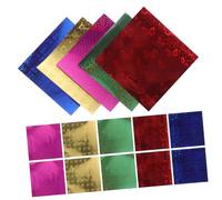 Veemoon 150 pièces Papier Origami Carré Laser Papier Double Face pour Bricolage Pliage Facile pour Garçon Fille pour Artisanat DIY et Décoration Maison