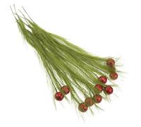 Veemoon 16 Brins D’Herbe Pampa Artificielle Séchée Décoration Bohème pour Vase et Centre de Table Automnal Garniture Synthétique pour Noël Thanksgiving et Fêtes D’Intérieur