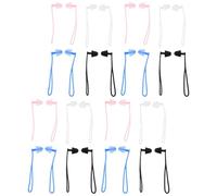Veemoon 16 Paires Bouchons D'oreilles avec Corde Étanches Natation en Silicone Souple Auditive Portable pour Activités Aquatiques et Piscine