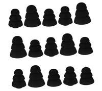 Veemoon 18 pcs Embouts Écouteurs Silicone Robustes Coussinets Rechange Confortables Anti-Glisse Large Moyen Petit pour Protection Écouteurs