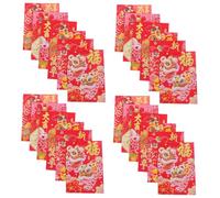 Veemoon 180 Pièces Lot Enveloppes Rouges Chinoises Traditionnelles Papier pour An Anniversaire Mariage Chanceux Hong Bao pour Festival Printemps