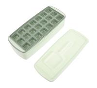 Veemoon 1ensemble Bac à Glaçons Avec Couvercle Tray Réutilisable Pour Congélateur Contenant à Glace Pratique Pour Et Barbecues