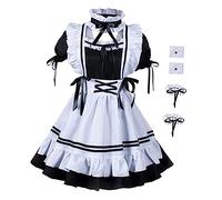 Veemoon 1ensemble Costume De Maîtresse Créatif Pour Halloween De Rôles Avec Robe Tablier Et Accessoires Pour Fête Et Cosplay