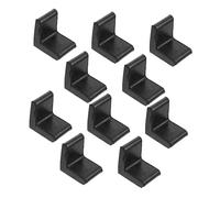 Veemoon 1ensemble Pads pour Meubles Angle Fer Protection De Sol pour Meubles Embouts De Accessoires De Meuble Shaped Noir