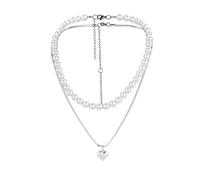 Veemoon 1Ensemble Pendentif Double Couleur Élégant Perles de Acier pour Style et Chic