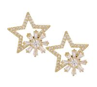 Veemoon 1Paire Boucles Oreilles Étoilées Oreille Créatifs Pour Design Élégant Et Parfaits Pour Toutes Occasions