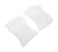 Veemoon 1paire Gants De Poignet Dentelle Pour Femmes Manchettes Élégantes Pour Mariage Soirée Et Photographie Accessoires De Fête Dentelle Ajustables Et Détachables