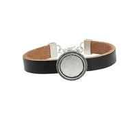 Veemoon 1Pièce Bracelet Cuir DIY pour Artisanaux à Créer Même Accessoire pour Style Unique et Personnalisé