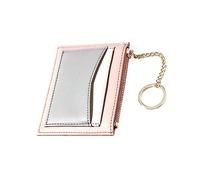 Veemoon 1Pièce Zippé pour Femme Splice PU Cuir Design Élégant et Compact Compartiments et Protection RFID pour Utilisation