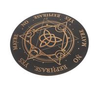 Veemoon 1pièces Tableau De Radiesthésie pour Divination Outil Métaphysique avec Motifs Décoration De Maison Et Altar Wiccan pour Amateurs De Divination Et