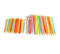 Veemoon 2 boîtes Lot de Boîtes Aiguilles à Coudre Plastique Abs Grand Chas pour Tricot et Crochet Aiguilles Émoussées pour Débutants et Projets DIY