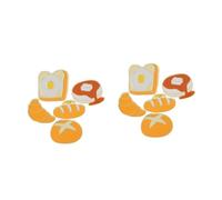 Veemoon 2 Ensembles Broches Émail Mignon De Cartoon Pins De Croissant Et Sandwich Pour Sacs À Dos Et Vêtements 5 Pièces * 2