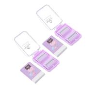 Veemoon 2 Ensembles de Résidus de Gomme Portable Lot Nettoyage de Bureau et Plastique avec Capacité et Souple pour Effacer Facilement Débris de Gomme