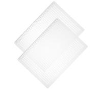 Veemoon 2 Ensembles Gabarits de Lignes Droites, Règle de Journalisation, Gabarits de Règles en Plastique, 30 Grilles, Guide D’écriture pour Calligraphie et Dessin Architectural