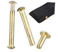 Veemoon 2 ensembles Kit de Réparation pour Éventail Pliant avec Rivets Métalliques Dorés Fixation Résistante et Facile à Installer Accessoire Pratique pour Réparation de Ventilateur à