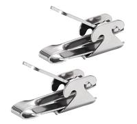 Veemoon 2 Pcs Chestnut Opener en Acier Inoxydable, Ouvre-Noix Portable à Manche Allongé, Sépare Les Coques Dures des Graines de Melon et Pignons de Pin