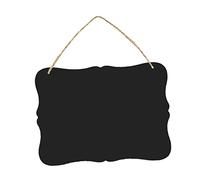 Veemoon 2 Pcs Tableau Noir Suspendu Double Face En Bois - Panneau Mémo Décoratif Murale - Ardoise Pour Messages Et Signes Personnalisés Idéal Pour La Maison Et Le Bureau