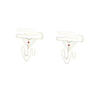 Veemoon 2 Pièces Accessoires De Chaîne De Carrosserie Chaînes Du Corps Pour Les Femmes Sous-vêtement Culotte Leg Chain Jewelry for Ceinture Pour Bijoux De Corps En Strass Doré Alliage