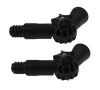 Veemoon 2 Pièces Adaptateur Dangle pour Manche Balai Embout Fileté Standard Extension pour Nettoyage Fenêtres Brosse Toiles Daraignées et Plumeau