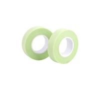 Veemoon 2 pièces Bande Adhésive Respirante pour Extension de Cils Verte à Trou Isolants Souples et Élastiques pour Extensions de Cils Confortables et Faciles à Retirer