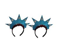 Veemoon 2 Pièces Bandeaux Cheveux Statue Liberté pour Fête Juillet Accessoires Coiffure Colorés et Résistants Décorations Independence Day et Carnaval