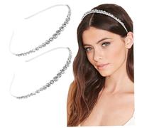 Veemoon 2 Pièces Bandeaux Rhinestones pour Garçon Fille Accessoires de Cheveux Créatifs pour Fêtes et Événements Couronnes Brillantes pour Filles