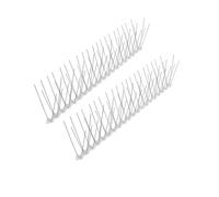 Veemoon 2 pièces Barrière Anti-Oiseaux Acier Inoxydable Piques Résistants pour Balcon Extérieur Protection et Effaroucheur pour Pigeons et Oiseaux