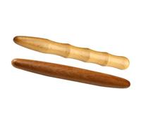 Veemoon 2 pièces Bâtons de Massage Bois pour Points Acupuncture Relaxation Main Pied Portable pour Voyage et Maison Soulagement Musculaire et Activation Système Nerveux