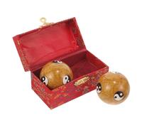 Veemoon 2 pièces Boules de Massage Métalliques Réutilisables pour Exercice des Mains Renforcement Musculaire et Soulagement Du Stress Accessoire Santé Adulte Couleur Couleur Aléatoire