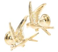 Veemoon 2 Pièces Boutons de Meuble Oiseaux en Poignée de Tiroir Décorative | Bouton de Porte, Remplacement pour Anciens Éléments Abîmés, Anti Rouille, Style Nature pour Tables de Nuit et Mobilier